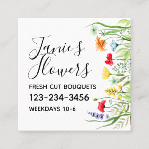 Wildflower Square Business Card