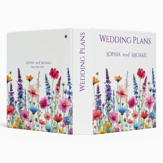 Wildflower Symphony -Wedding Plans- Binder (Background)