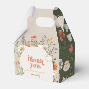 Wildflower Tea Party Birthday Favour Boxes