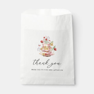 Wildflower Tea Party Bridal Shower Thank You Favour Bag