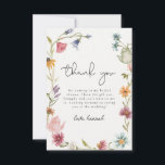 Wildflower Tea Party Thank You Card<br><div class="desc">Floral Tea Party Thank You Card.</div>