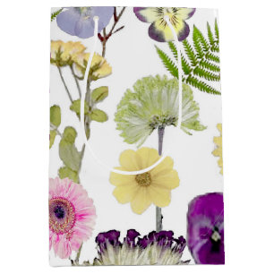 Wildflower theme gift bag