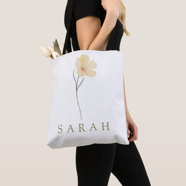  Wildflower Tote Bag (Close Up)