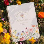 Wildflower Wanderlust Cute Watercolor Florals Planner<br><div class="desc">Our beautiful country meadow watercolor field wildflowers are handpainted with love. We've selected a beautiful light colour palette to create an elegant and calm mood. Our watercolor wildflowers are arranged to create this beautiful arrangement. Perfect for planning your year. Design features are personalized text, name and year. Our wildflowers illustrations...</div>