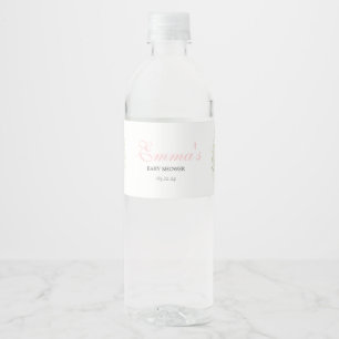 Wildflower water labels, water bottle labels