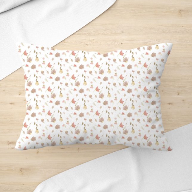 Wildflower watercolor botanical design King size Pillowcase (Creator Uploaded)