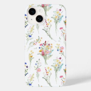  Wildflower Watercolor Floral Pattern Case-Mate iPhone 14 Case