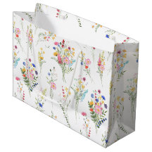 Wildflower Watercolor Floral Pattern