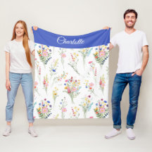 Wildflower Watercolor Floral Pattern Name