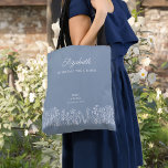 Wildflower Wedding Any Colour Line Drawn Floral Tote Bag<br><div class="desc">Wildflower wedding gift tote bag for anyone in your wedding party. Easy to personalize a mug for the mother of the bride, mother of the groom, maid of honour etc and you can also add the name of the bride and groom and their wedding date. Simple and elegant boho floral...</div>