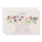 Wildflower Wedding Country Floral Rehearsal Dinner