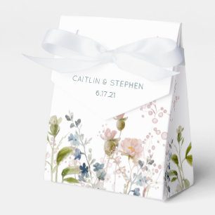 Wildflower Wedding Favor Box