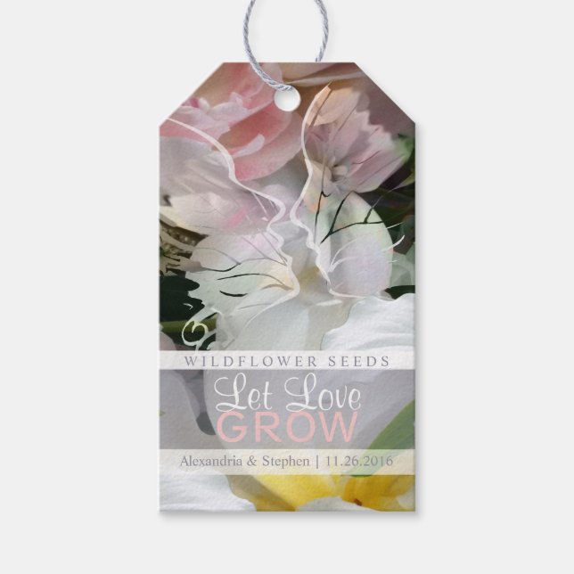 Wildflower Wedding Gift Tags (Front)