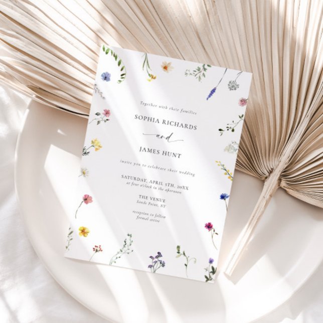Wildflower Wedding Invitation (Creator Uploaded)