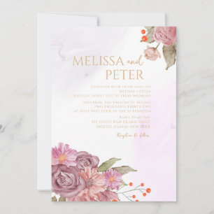 Wildflower Wedding Invitation