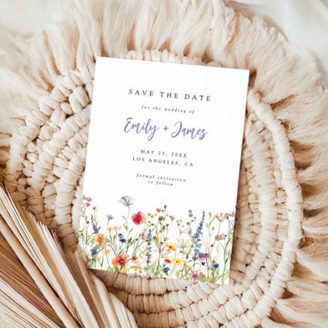 Wildflower Wedding Save The Date (Creator Uploaded)