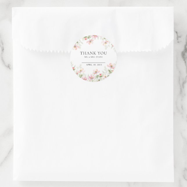 Wildflower Wedding Stickers (Bag)