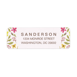 Wildflower Whimsy Rustic Floral