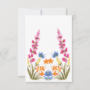 Wildflower Whisper Thank You Card