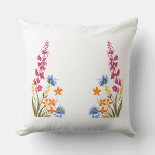 Wildflower Whisper Throw Pillow