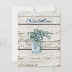 wildflower whitewashed wood french country wedding invitation