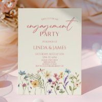 Wildflower Wild Flower Floral Engagement Party