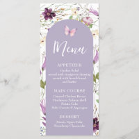 Wildflower Wild ONE Butterfly Garden Party Menu