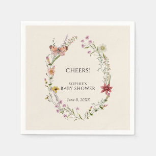 Wildflower Wishes A Baby Shower In Bloom Napkin