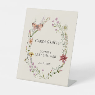 Wildflower Wishes Baby In Bloom Cards & Gifts Pedestal Sign