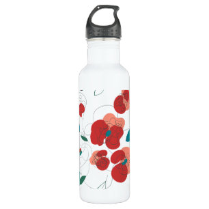 Wildflower Wonderland Stylized Flowers pattern 710 Ml Water Bottle