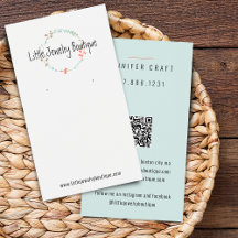 Wildflower Wreath Earring Jewellery Display Card