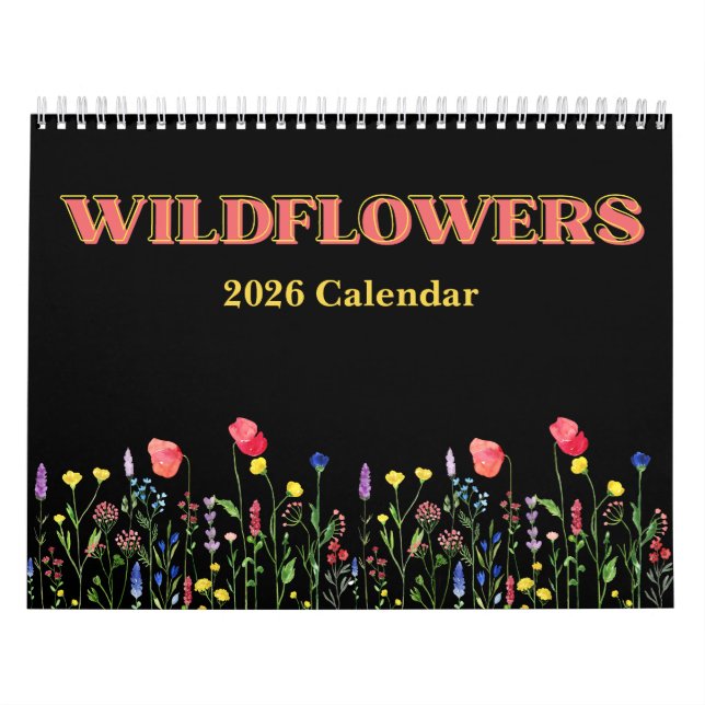 Wildflowers 2026 Calendar (Cover)