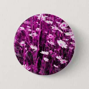 WILDFLOWERS 2 INCH ROUND BUTTON