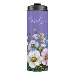 Wildflowers & Add your name  Thermal Tumbler