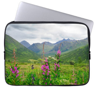 Wildflowers Alaskan Valley Laptop Sleeve