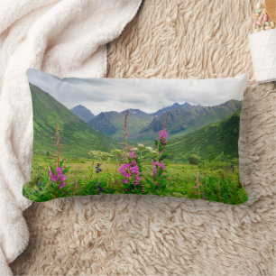 Wildflowers Alaskan Valley Lumbar Pillow