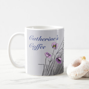 Wildflowers and Butterfly Coffee Mug