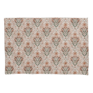 Wildflowers And Leaves Seamless Pattern Pillowcase