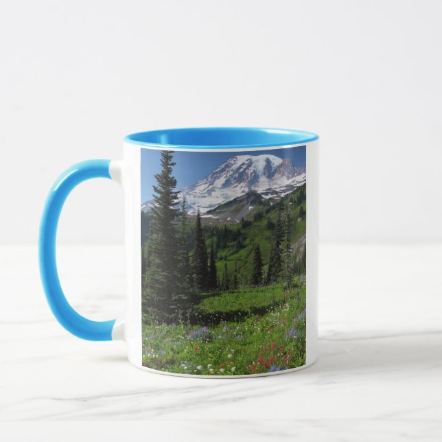 Wildflowers at Mount Rainier Mug (Left)