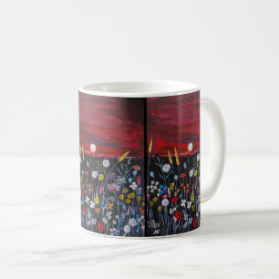 Wildflowers at Sunset Painting by Alfred Fox Coffee Mug