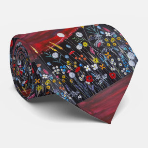 Wildflowers at Sunset Painting by Alfred Fox Tie