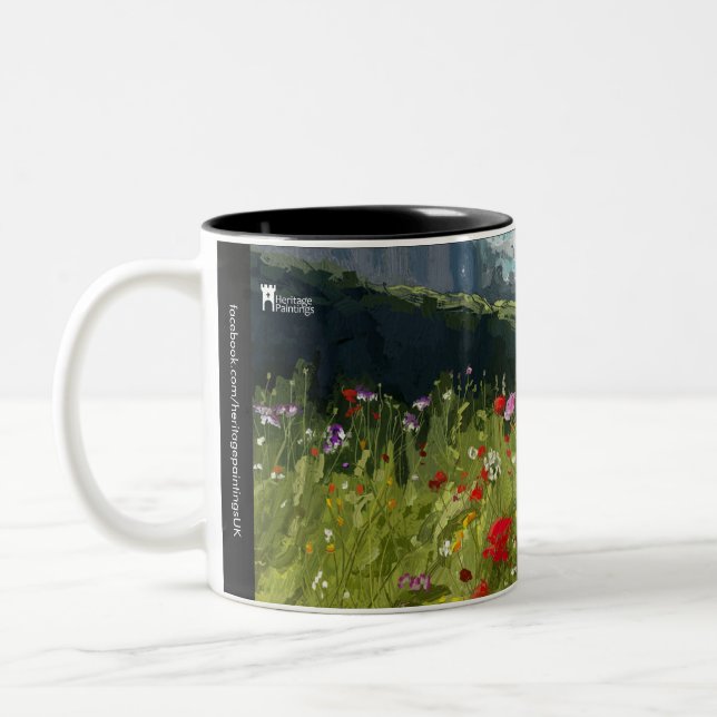 Wildflowers at Wentworth Castle, Yorkshire - Mug (Left)