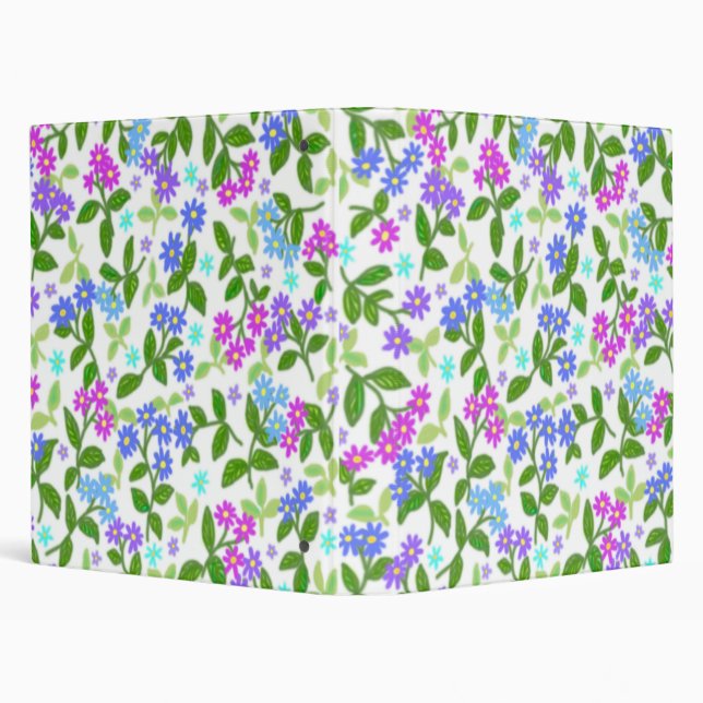 Wildflowers Avery Binder (Background)