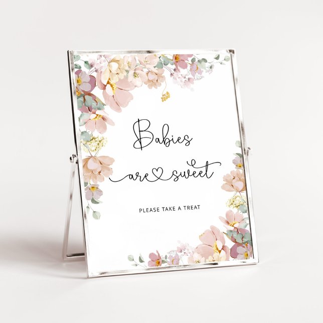 Wildflowers Babies are sweet Poster (Creator Uploaded)