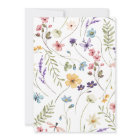 Wildflowers Baby in Bloom Baby Shower Invitation