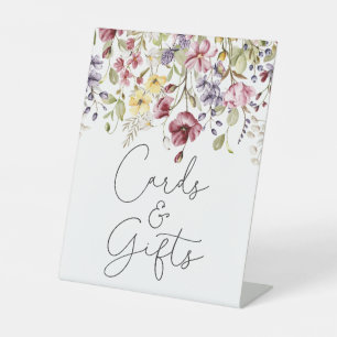 Wildflowers Baby In Bloom  Cards And Gifts Pedestal Sign