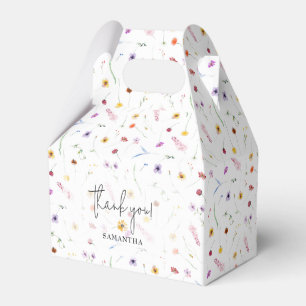 Wildflowers Baby Shower Favor Box
