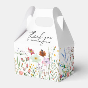 Wildflowers Baby Shower Favor Box