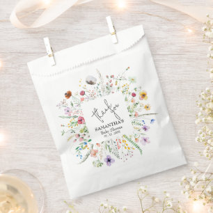 Wildflowers Baby Shower Favour Bag