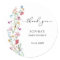 Wildflowers Baby shower Thank you